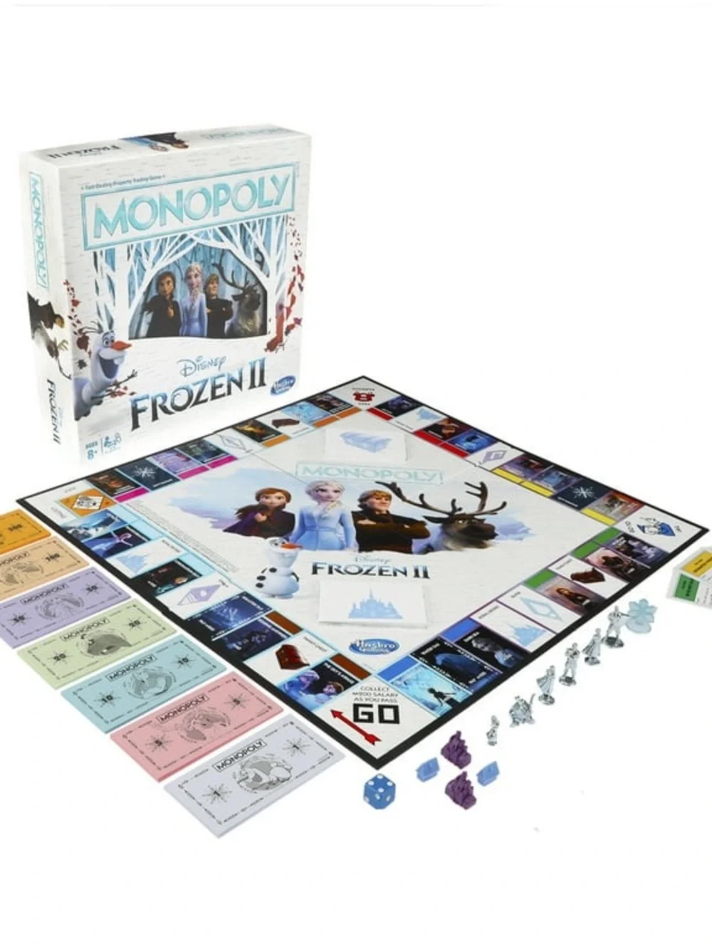 Like NEW Monopoly Game: Disney Frozen 2 Edition Board Game for Ages 8 and Up